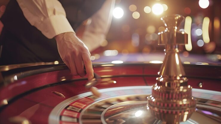 Live Ceme Online table interface on pakde4d login showing player seats, hand cards, and pot